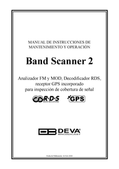 DEVA Broadcast Band Scanner 2 Manual De Instrucciones De Mantenimiento Y Operación