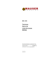 Mauser MA 335 Manual De Instrucciones