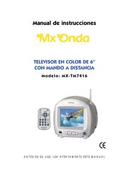 Mx Onda MX-TM7416 Manual De Instrucciones