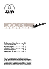AKG CK-31 Manual De Instruccione