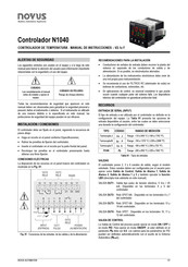 Novus N1040 Manual De Instrucciones