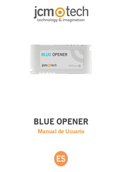 jcm-tech BLUE OPENER Manual De Usuario