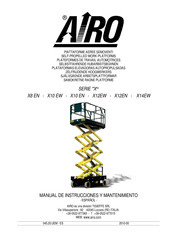 Airo X14 EW Manual De Instrucciones Y Mantenimiento