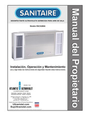 Sanitaire RSCS280A Instalación, Operación Y Mantenimiento