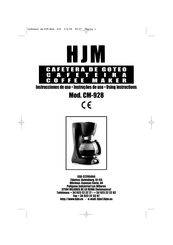 HJM CM-928 Instrucciones De Uso