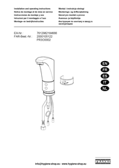 Franke PR3O0002 Instrucciones De Montaje