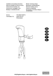 Frank PR3O0003 Instrucciones De Montaje