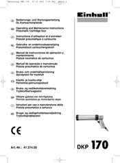 EINHELL DKP 170 Manual De Instrucciones De Operación Y Mantenimiento