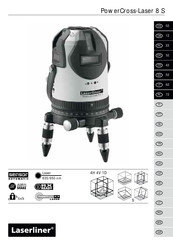 LaserLiner PowerCross-Laser 8 S Manual De Instrucciones