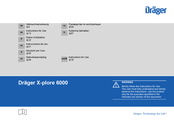 Dräger X-plore 6000 Instrucciones De Uso