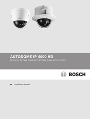 Bosch AUTODOME IP 4000 HD NEZ-4212-CPCW4 Manual De Instalación