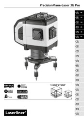 LaserLiner PrecisionPlane-Laser 3G Pro Manual De Instrucciones