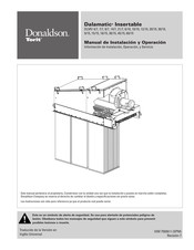 Donaldson Torit Dalmatic Insertable DLMV 20/10 Manual De Instalación Y Operación