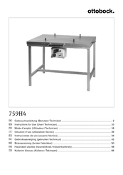 Ottobock 759H4 Instrucciones De Uso