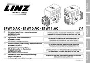 Linz electric E1W10 AC Manual De Instrucciones Para El Uso Y Mantenimiento