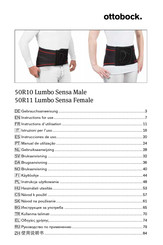 Ottobock 50R10 Lumbo Sensa Instrucciones De Uso