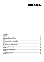 Ottobock 170D71 Instrucciones De Montaje