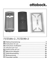 Ottobock 757Z184-2 Instrucciones De Uso