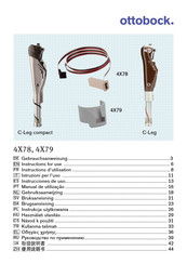 Ottobock 4X78 Instrucciones De Uso