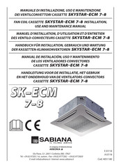 Sabiana SKYSTAR SK-ECM 42 Manual De Instalación, Uso Y Mantenimiento