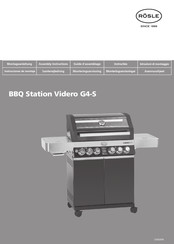 Rosle BBQ Station Videro G4-S Instrucciones De Montaje