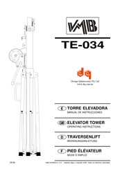 VMB TE-034 Manual De Instrucciones