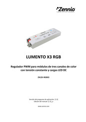 Zennio ZN1DI-RGBX3 Manual De Usuario