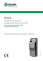 AO Smith Innovo IR 20-160 Manual De Instalación, Usuario Y Servicio