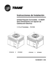 Trane 4TCC3018A Manual De Instrucciones De Instalación, Operación Y Mantenimiento