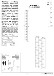 FMD Furniture 210-002 Instrucciones De Montaje