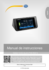 PCE Instruments PCE-RCM 15 Manual De Instrucciones