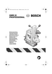 Bosch GMB 32 PROFESSIONAL Instrucciones De Servicio