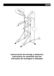 BH FITNESS G545 Instrucciones De Montaje Y Utilización