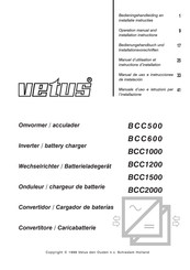 Vetus BCC500 Manual De Uso E Instrucciones De Instalación