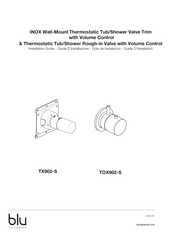 blu BATHWORKS TX902-S Guia De Instalacion