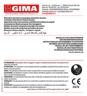 Gima 32786 Manual De Uso