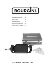 Bourgini Travel Multi Plate Instrucciones De Uso