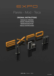 EXPO Teca H Manual De Instrucciones