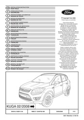 Ford SK8V4J 550B12 AA Instrucciones De Montaje