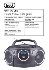 Trevi CMP 572 USB Manual De Uso E Instalación