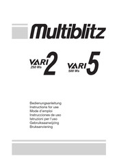 Multiblitz VARI 2 Instrucciones De Uso