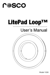 Rosco LitePad Loop 1008 Manual Usuario