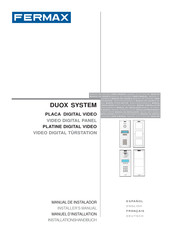 Fermax DUOX SYSTEM Manual De Instalador