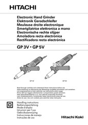 Hitachi GP 3V Instrucciones De Manejo