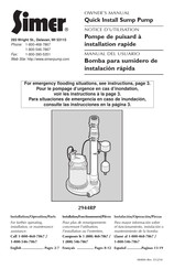 Simer 2944RP Manual Del Usuario