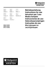 Hotpoint Ariston HFI 9 F IX/HA Instrucciones De Uso