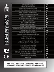 Remington REM 34CE Manual De Instrucciones