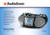 AudioSonic CD-576 Manual De Instrucciones