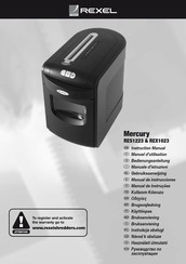 ACCO Rexel Mercury RES1023 Manual De Instrucciones