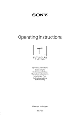 Sony FL-T01 Manual De Instrucciones